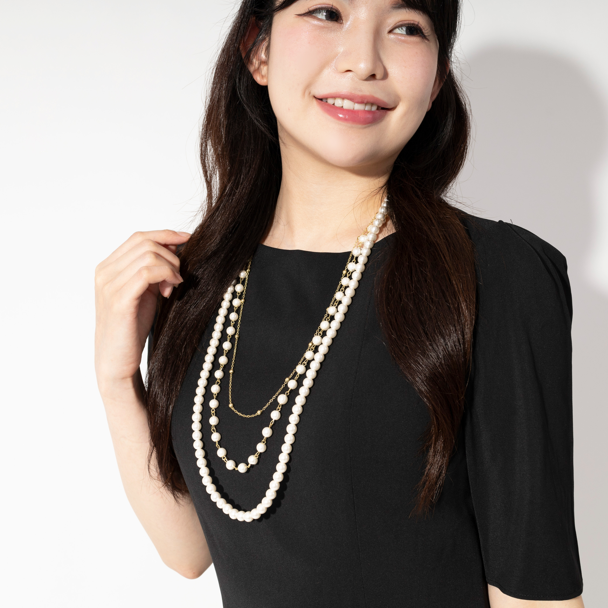 ファッションモデルHIMAWARIネックレス着用モデル撮影